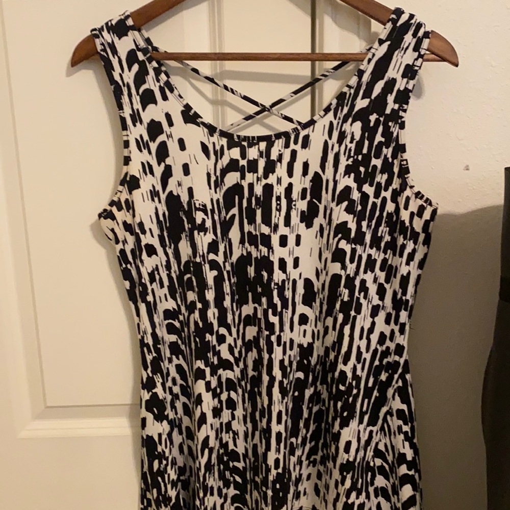 Black & White blouse